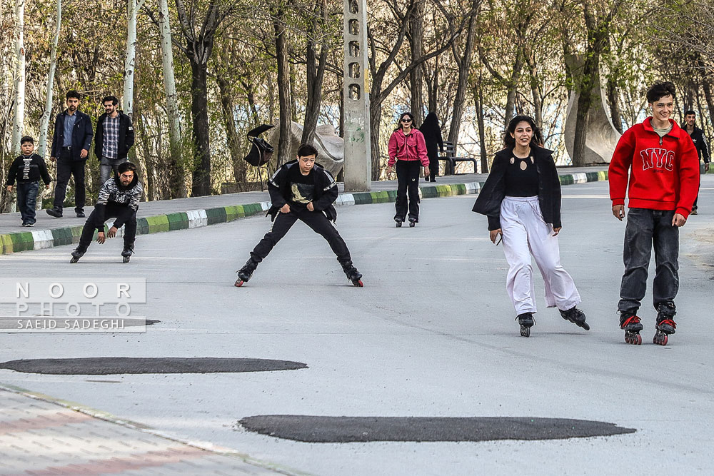 جوانان تبریزی در پارک ائل گلی