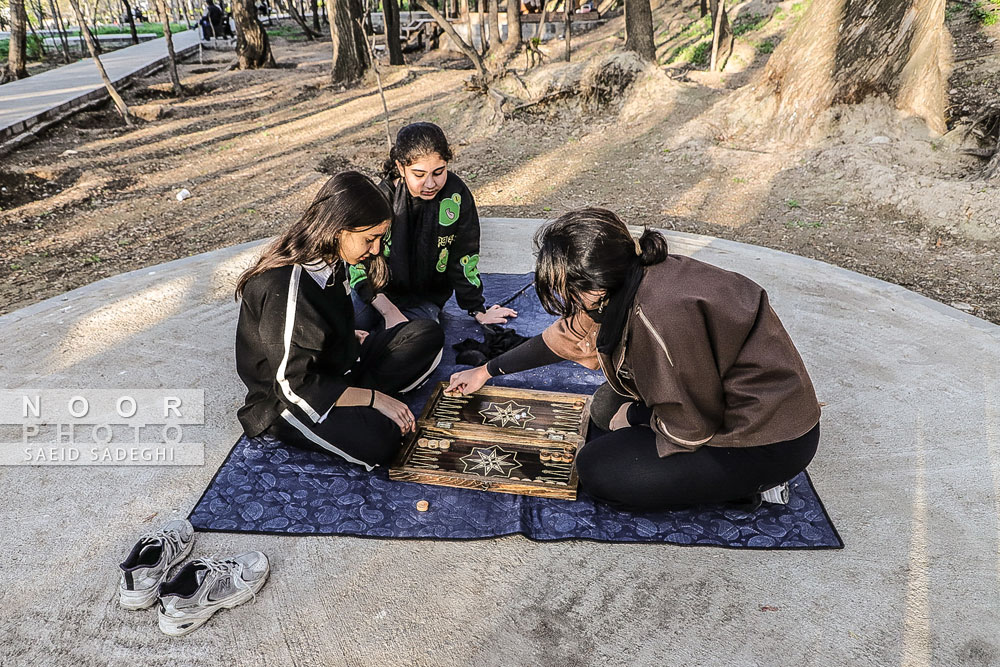 جوانان تبریزی در پارک ائل گلی