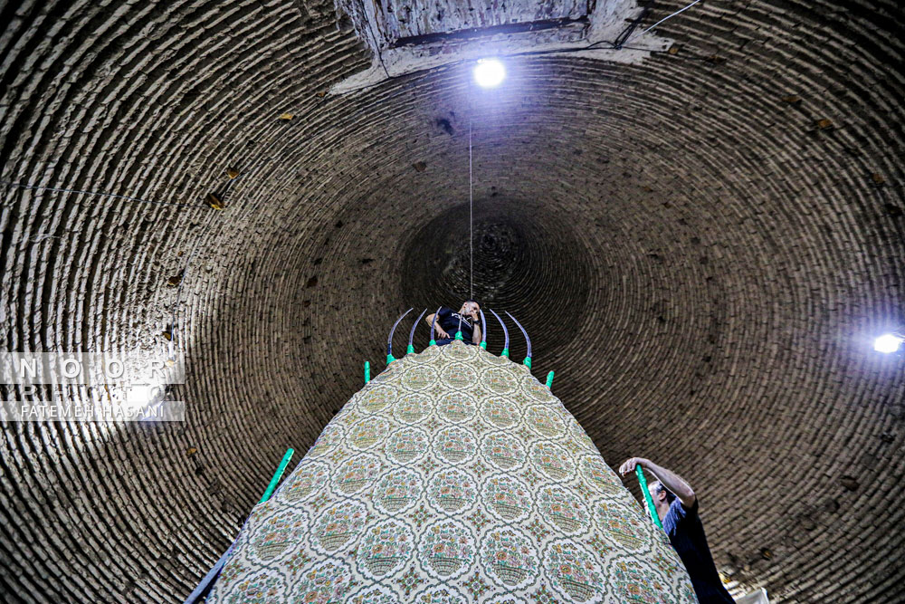 آیین کهن نخل گردانی و عزاداری روستای مزینان