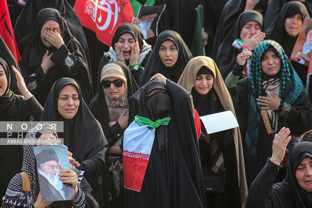 اقامه نماز و تشییع پیکر رهبر شهید انقلاب در قم
