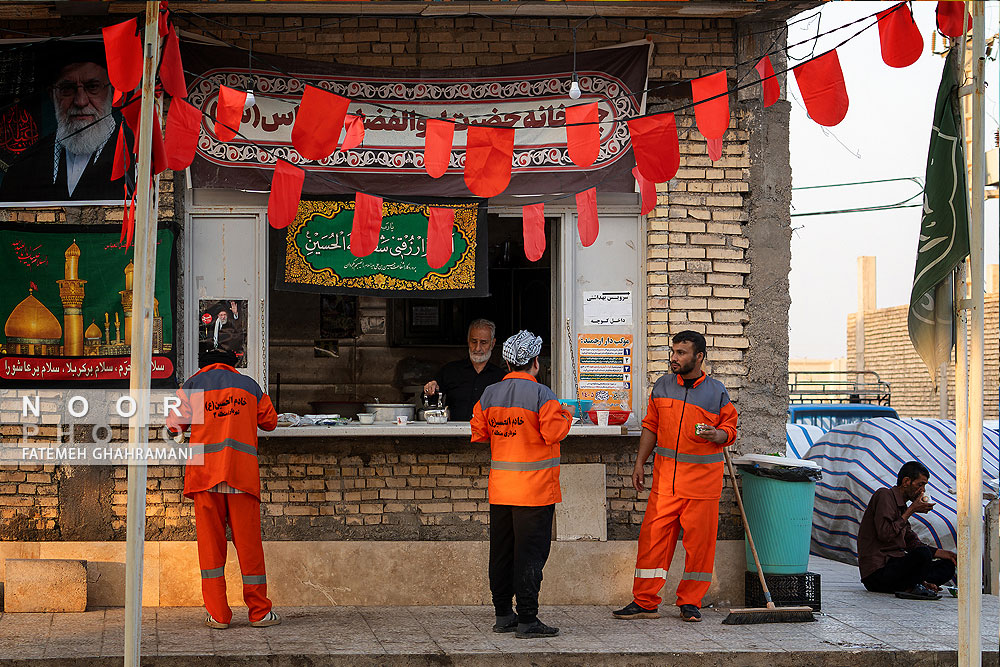 عبور زائران اربعین حسینی از مرز چذابه