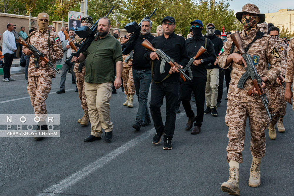 رزمایش «جان فدای ایران» در محلات